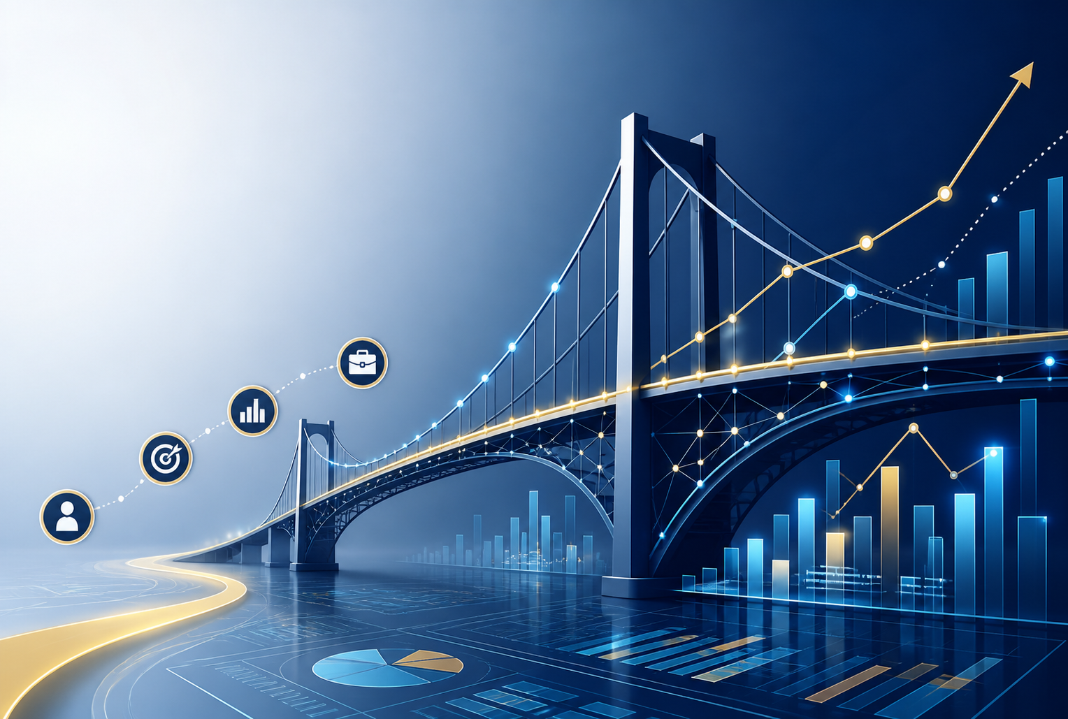 MetricBridge Analytics bridge graphic